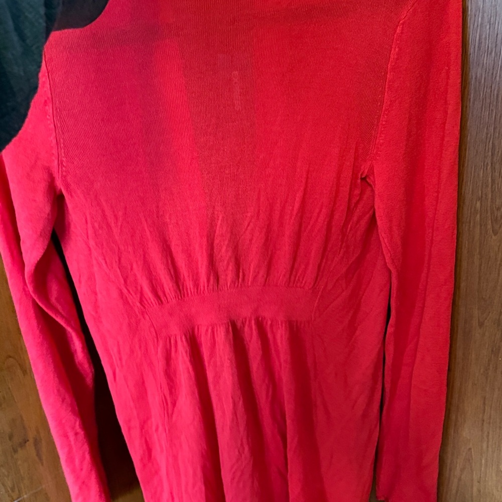 NWT Express Bold Red Women's Cardigan - Picture 4 of 4